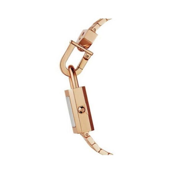 TORY BURCH SURREY ROSEGOLD LADIES LOCK WATCH, MESH BAND D6 - Picture 2 of 11